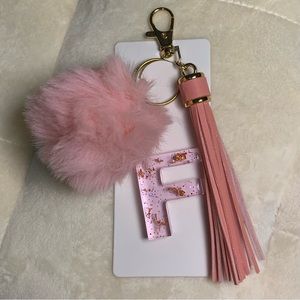 Letter F Keychain